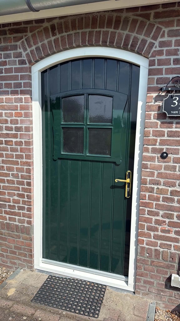 Deuren — Voordeur hoogglans groen